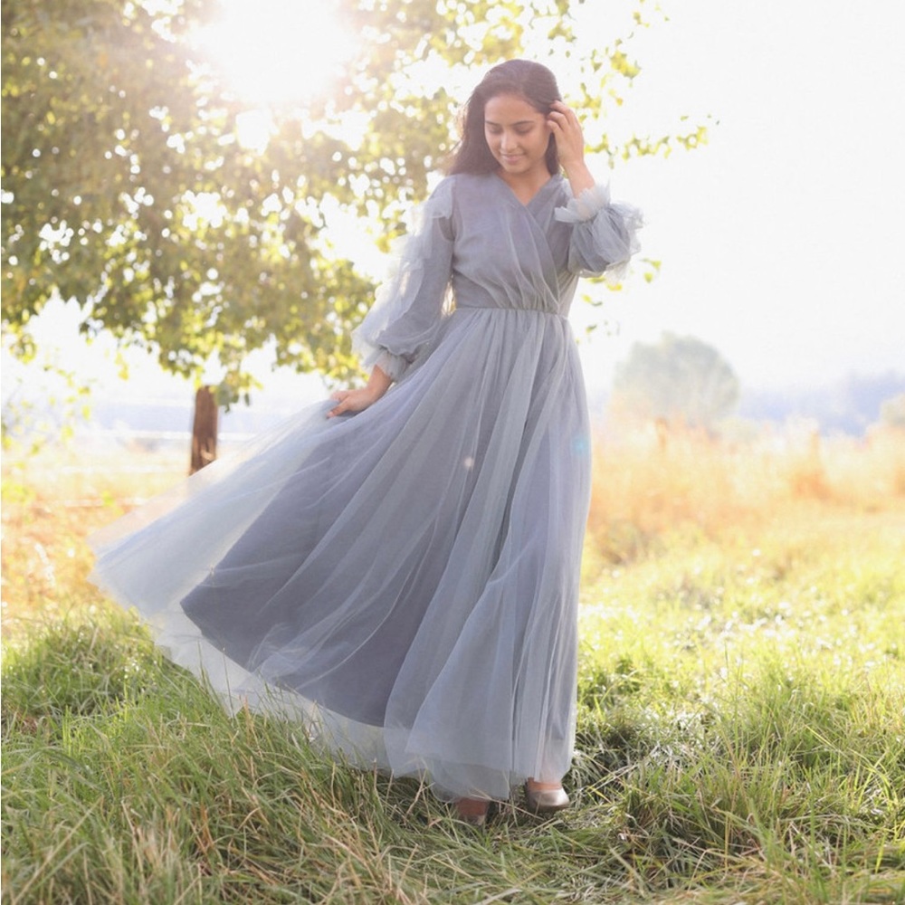 ✨🤩 STUNNING NWT sea foam green tulle gown 🤩✨